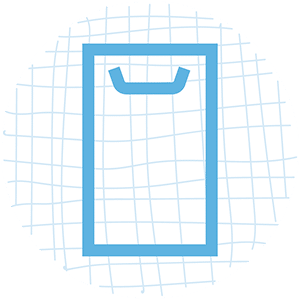 Wake cell phone graphic